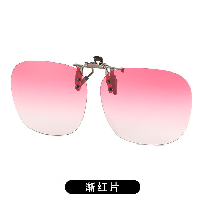 Солнцезащитные очки-клипсы, для рыбалки на открытом воздухе, для вождения, поляризационные, клипсовые, день и ночь, без оправы, многоугольные очки