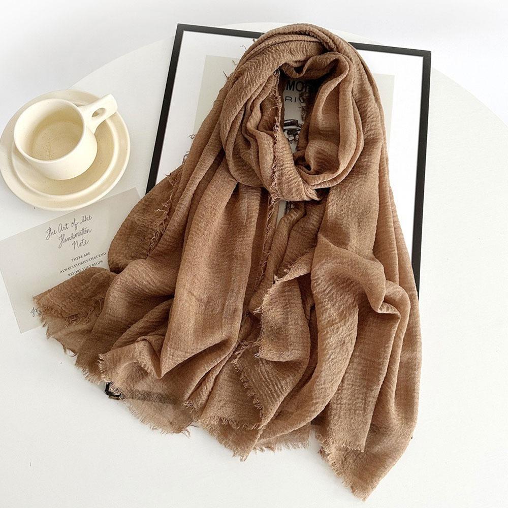 Большой размер тюрбан шаль гофрированная женская шали новый хиджаб капюшон