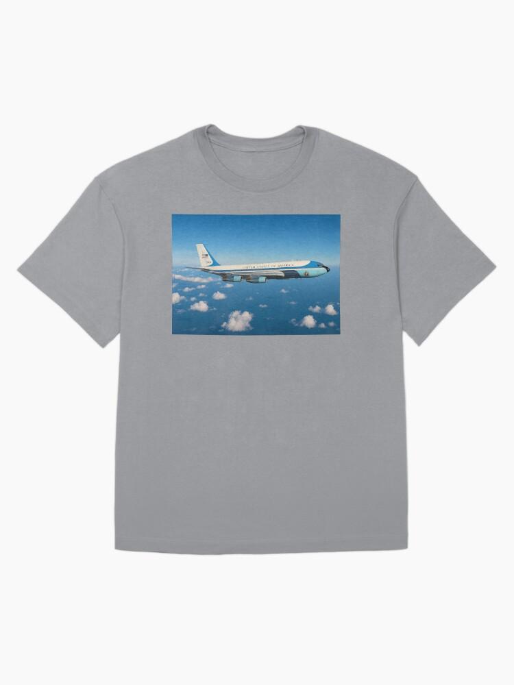 Футболка оверсайз ВВС США VC-137C Air Force One Над Облаками