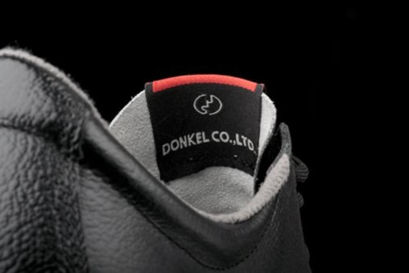 Safety Long Top Rubber Slip Fire Spread JIS T8101 Leather Type S Passed Black [Donkel] Shoes, Boots, 2-Layer Sole, Resistant, Resistant, E/F R2-04T