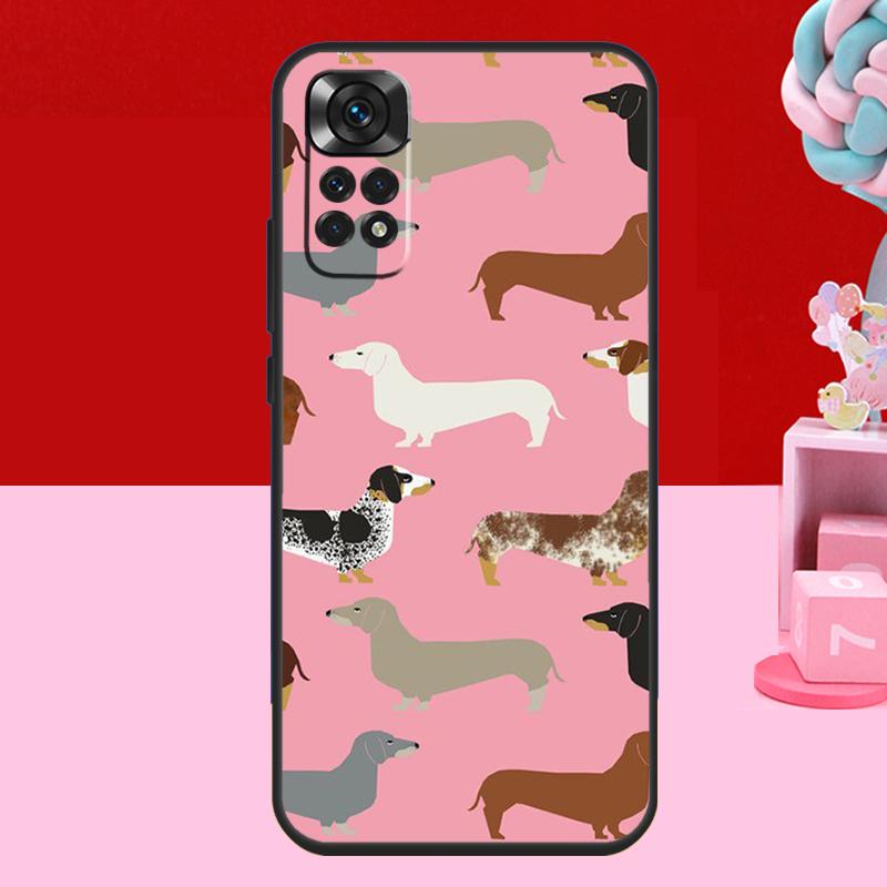 Dachshund Teckel Dackel Dog Case For Xiaomi Redmi Note 14 13 12 10 11 15 Pro Plus Redmi 15 C 10C 12C 13C 14C Soft Cover