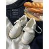Casual Shoes Board Shoes Women's Versatile Two Bars White Shoes New Student Sports Casual Shoes 556