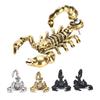 Серьги-гвоздики в виде скорпиона 1 шт., металлические 3D-серьги в виде животных