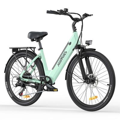Электрический треккинговый велосипед HillMiles MileCity 250 Вт 26 дюймов, городской электровелосипед 36 В 13 Ач с датчиком крутящего момента