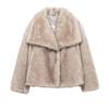 Trendy Women's Thick Lambswool Fur Winter Coat