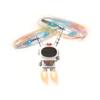 Dual Wings Flying Robot Toy USB Charging Spinning Gyro High-Tech Hand Control Helicopter  Tech Toys