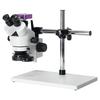 Микроскоп с двойным объективом с непрерывным зумом 7-45X для обслуживания мобильных телефонов, пайки печатных плат
