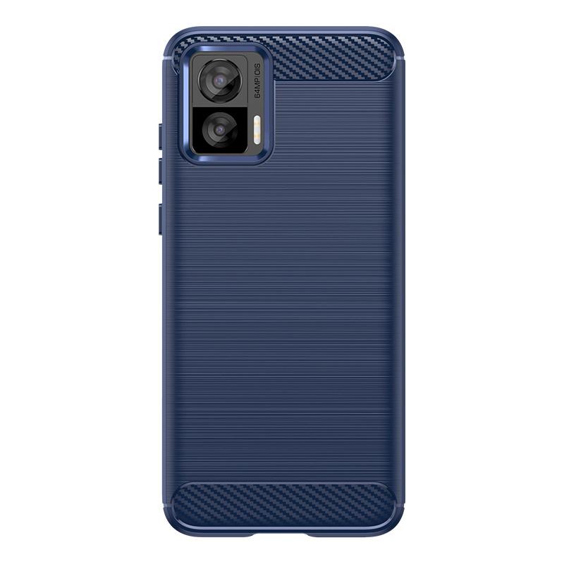 Для чехла Moto Edge 30 Neo Для Motorola Moto Edge 30 Neo Чехол Мягкий ТПУ Задняя крышка Углеродное волокно Чехол для телефона Для Moto Edge 30 Neo Fundas