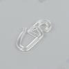 50pcs Curtain Folding Hooks Strong Tension Clip Ring Window Curtain Hanger Hooks White Plastic Curtain Hook Decorative Accessory