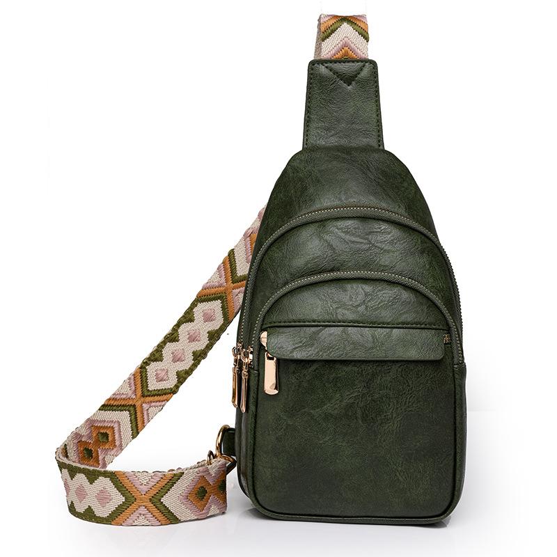 Популярная женская текстурированная сумка-слинг — минималистичная шикарная сумка через плечо для городского стиля байкера и повседневных нарядов