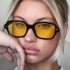 Новые Ретро Квадратные Солнцезащитные Очки Для Женщин Мужчин Мода Люксовый Бренд Винтажные Очки от Солнца UV400 Современные Очки