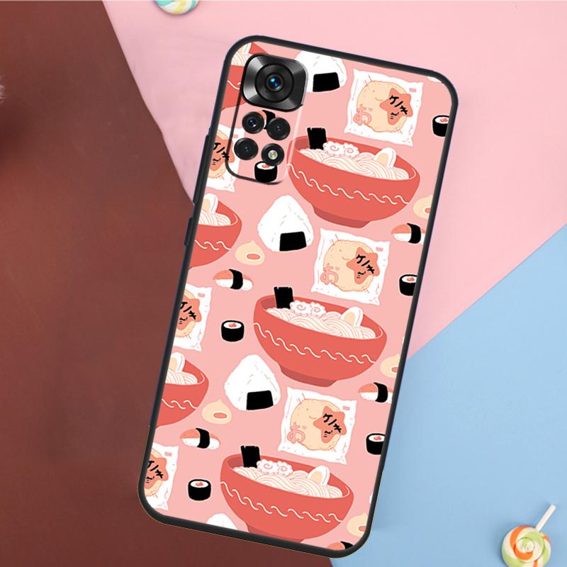 Суши Роллы Рис Кухня Еда Милый Чехол Для Xiaomi Redmi Note 13 Pro 14 12 11 9 10 9S 10S 11S 12S Redmi 10C 12C 13C 14C Чехол