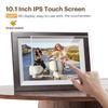 10,1-дюймовая WiFi Смарт Цифровая фоторамка 1280x800 IPS HD 1080P Электронный альбом Сенсорный экран Электронная цифровая фоторамка