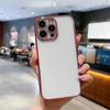 Классический ультратонкий мягкий чехол с квадратной рамкой для iPhone 15 14 Pro 13 12 11 Pro Max 7 Plus XS MAX, прозрачный прозрачный чехол