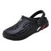 Cool Slippers Summer Hole Shoes Men's Non-slip Soft-soled Bag Head Beach Shoes Large Size Trendy Sandals Outdoor Slippers 474849