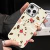 Чехол для телефона с рисунком розовой розы и текстурой личи для iPhone 17 16 15 14 Pro Max Air 13 12 11 XS XR X 7 8 Plus 16e Ударопрочный чехол