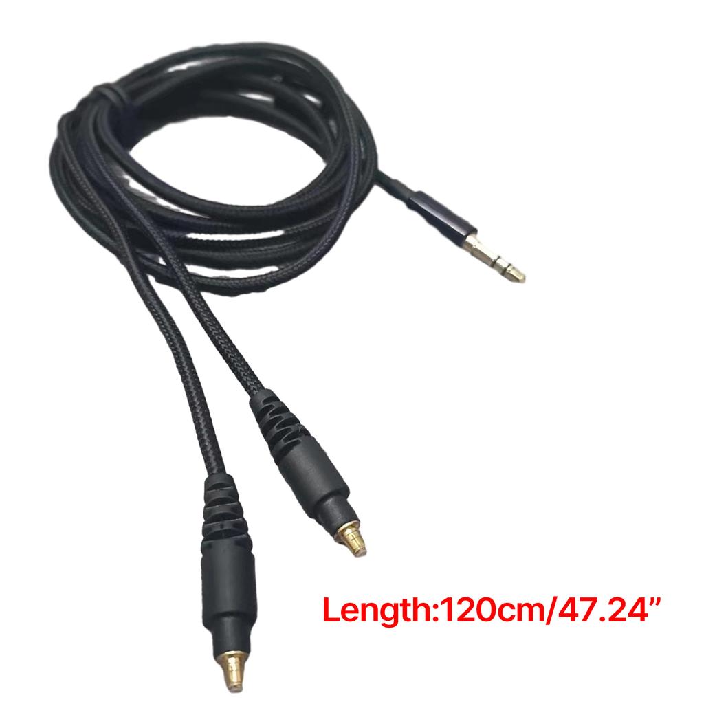 Improved Headphone Cable for MSR7b/SR9/ESW990h/ ES770h/ESW950/ES750 Headphones 3D Sound Wide Sound Range