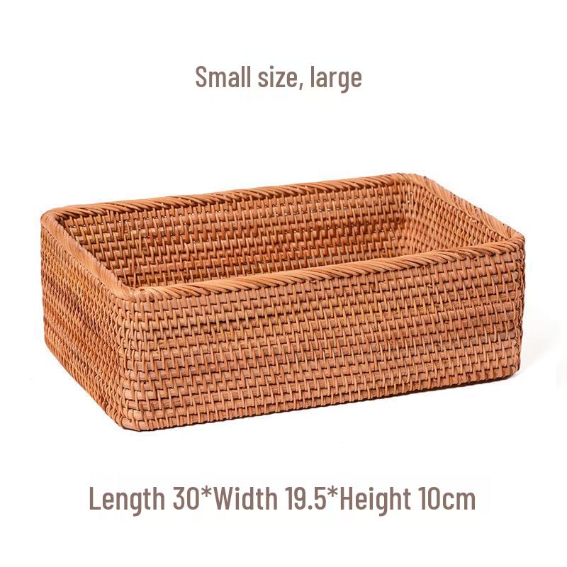 Вьетнамская ручная плетеная осенняя лоза корзина для закусок, фруктов или конфет - Идеально подходит для гостиной или журнального столика.