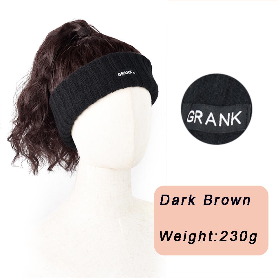 Синтетический короткий вьющийся парик с конским хвостом, натуральный парик для наращивания волос с шляпой, бейсбольная кепка с регулируемым оттенком, парик