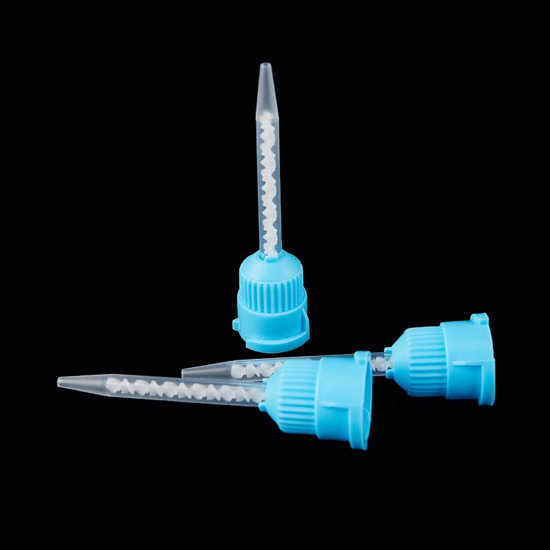 50 шт., стоматологическая силиконовая резина, конвейерная смесительная головка, одноразовая смесительная головка