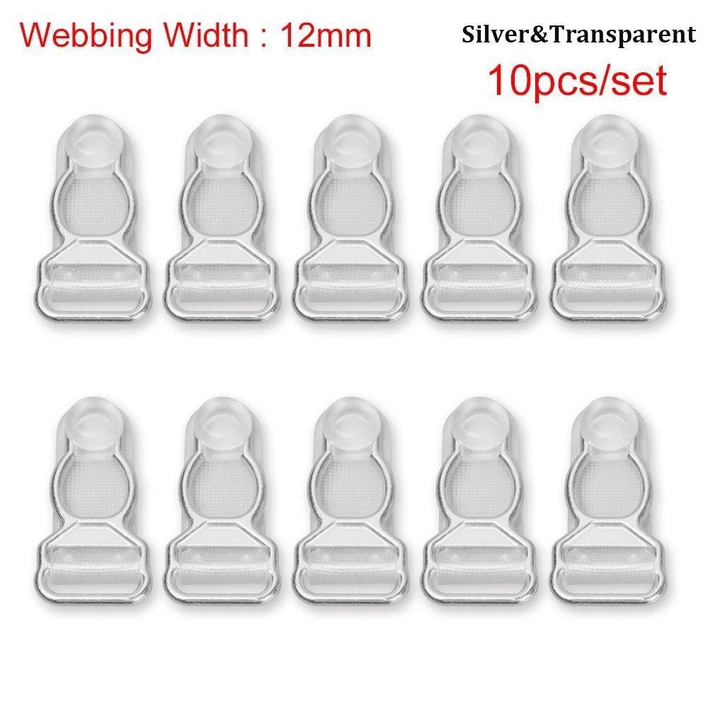 10 шт. Новый 10/12 мм Клипса-зажим для подвязки корсета на ногу Черный Пластик Концы подтяжек Крючки Легкие Зажимы для подтяжек