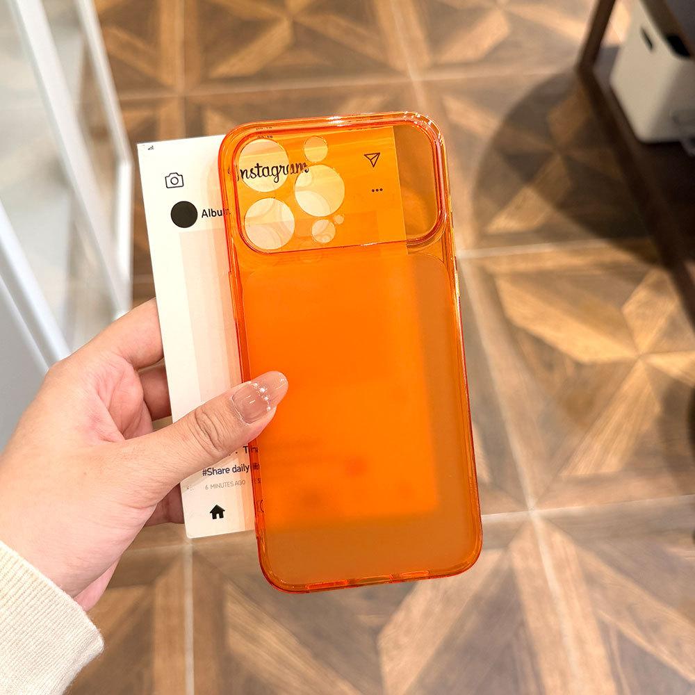 Ультратонкий чехол для телефона со стилем 17 и большим окном для iPhone 17 16 15 14 13 Pro Max, матовый, полупрозрачный, противоударный, отпечатков пальцев, защитный чехол
