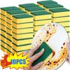 Высоковпитывающая двухсторонняя губка Magic Cleaning Pot Rust Sponge Cleaner Brush Инструмент для очистки кухонного жира