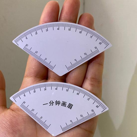 1/2/3/4/5Pcs Fast Drawing Eyebrow Design Ruler Microblading Mapping Shaping Template Tool Permanent Eyebrow Makeup Drawing Guide Ruler