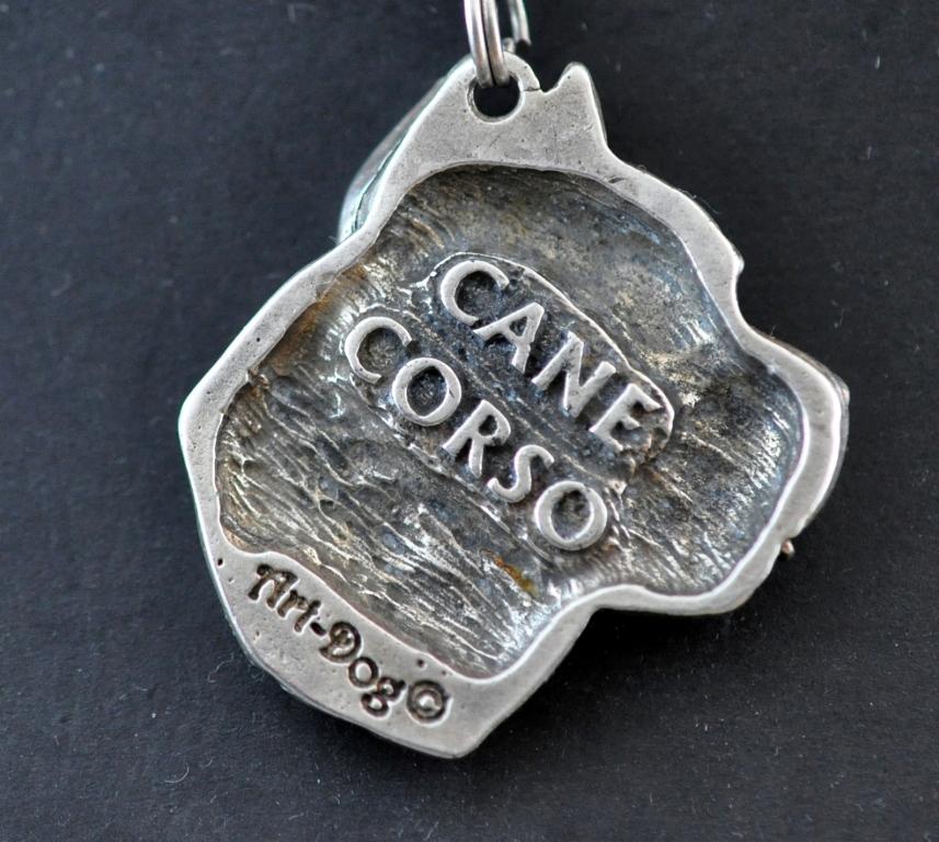 Cane Corso, Italian Cane Corso - Dog necklace in gift box, silver-plated locket for dog fan, striking pendant by Art-Dog brand