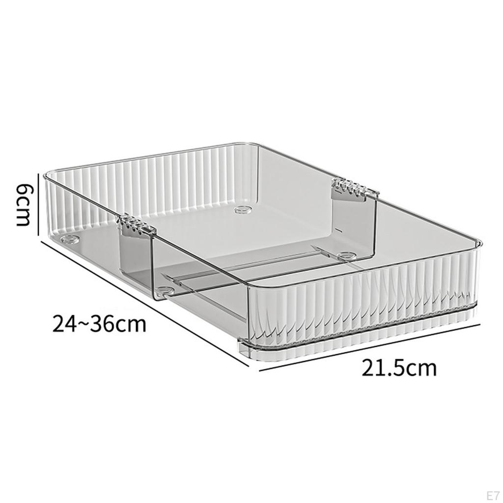 Регулируемый ящик-органайзер, многофункциональный ящик для хранения туалетного столика для кухни