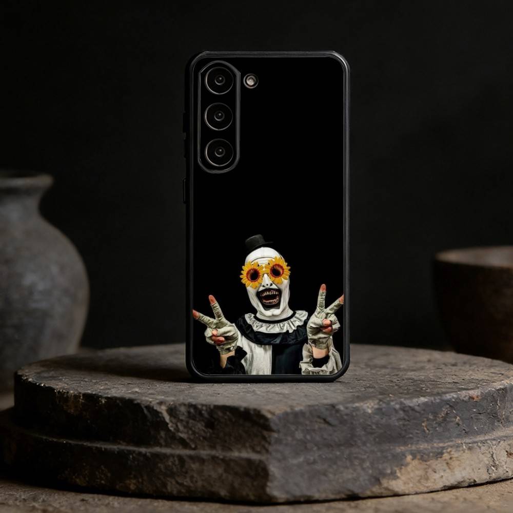 Art the Clown horror T-Terrifier Phone Case For Samsung Galaxy A13,21s,22,31,32,52,53,71,72,73,Soft Black Cover