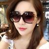 Women Shades Oversized Eyewear Classic Designer Sunglasses LXY