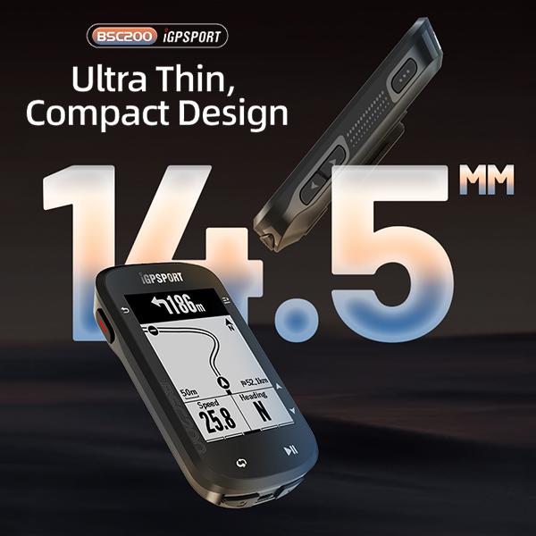 BSC200 New Model BSC200 Bicycle Computer GPS BLE ANT+ Bicycle Speedometer Route Navigation Cycling Computer