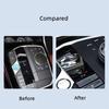 Short Model Crystal Gear Shift Clip Volume Knob Upgrade For BMW i3 i4 ix3 3 23+