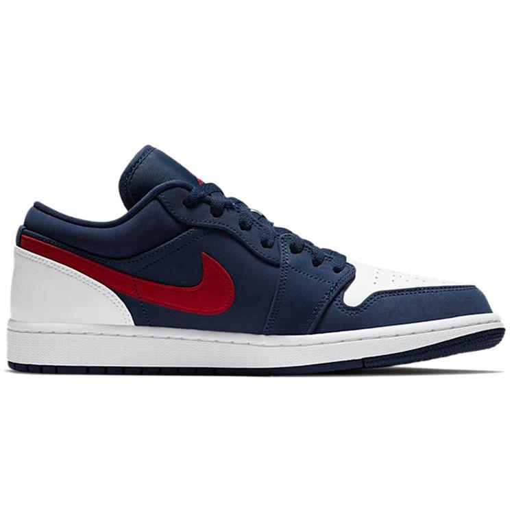 Мужские кроссовки Air Jordan 1 Low USA Синие CZ8454-400