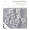 40 шт./компл. Мини прозрачный пластиковый ящик для хранения ювелирных изделий прозрачный органайзер для хранения многофункциональное портативное хранилище