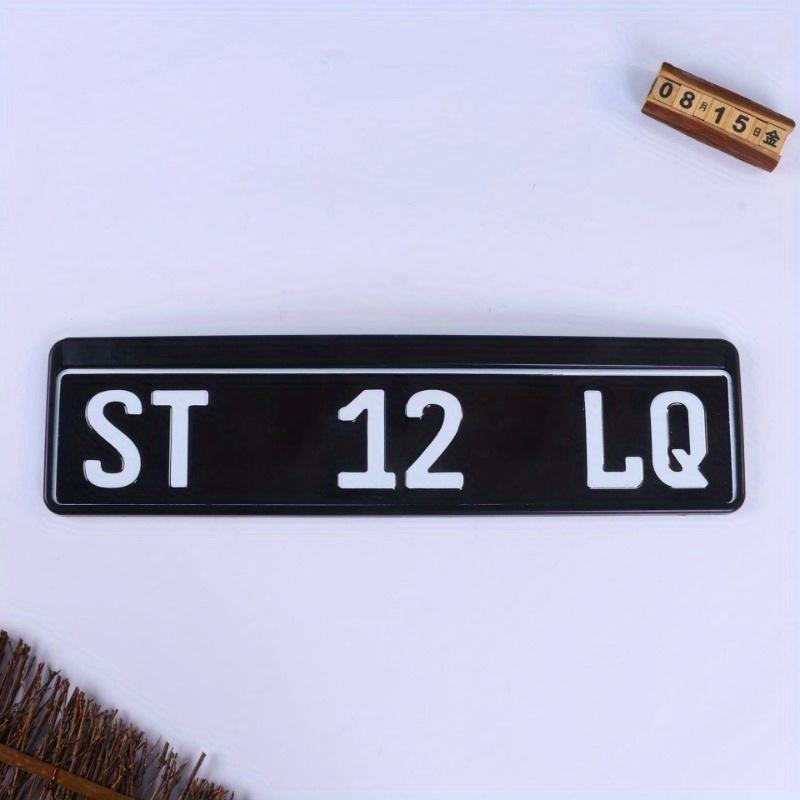 Декоративный держатель номерного знака для внешней торговли, европейский регламент, американский регламент, полуфабрикат, пустая автомобильная бирка, декоративная подвеска