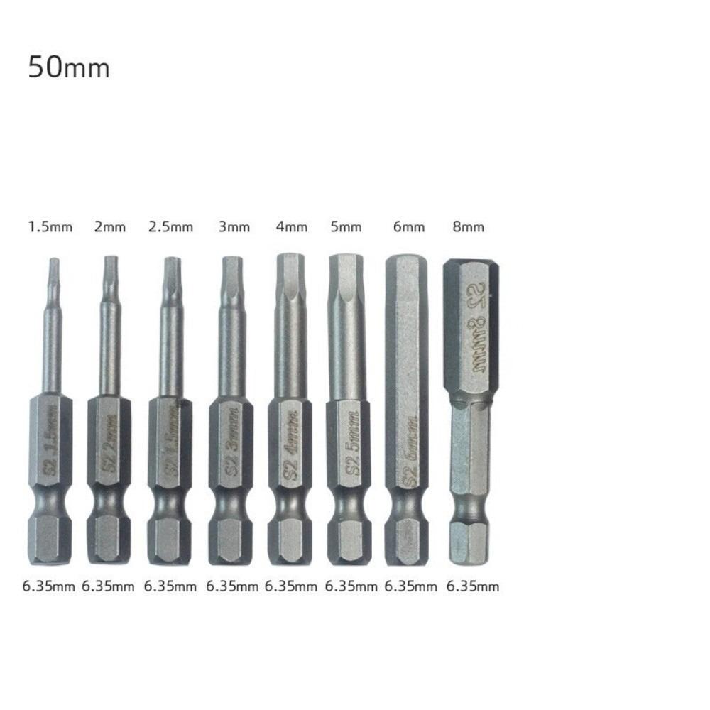 8PCS 1.5mm-8mm Screwdriver Set Practical Allen Wrench Screwdriver Socket Bit  Hand Tool