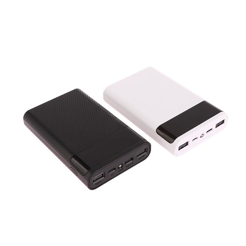 Diy Power Shell For Ip Xiaomi 4*18650 Power Bank Case External 15000Mah Battery Charge Storage Box Shell Without Battery