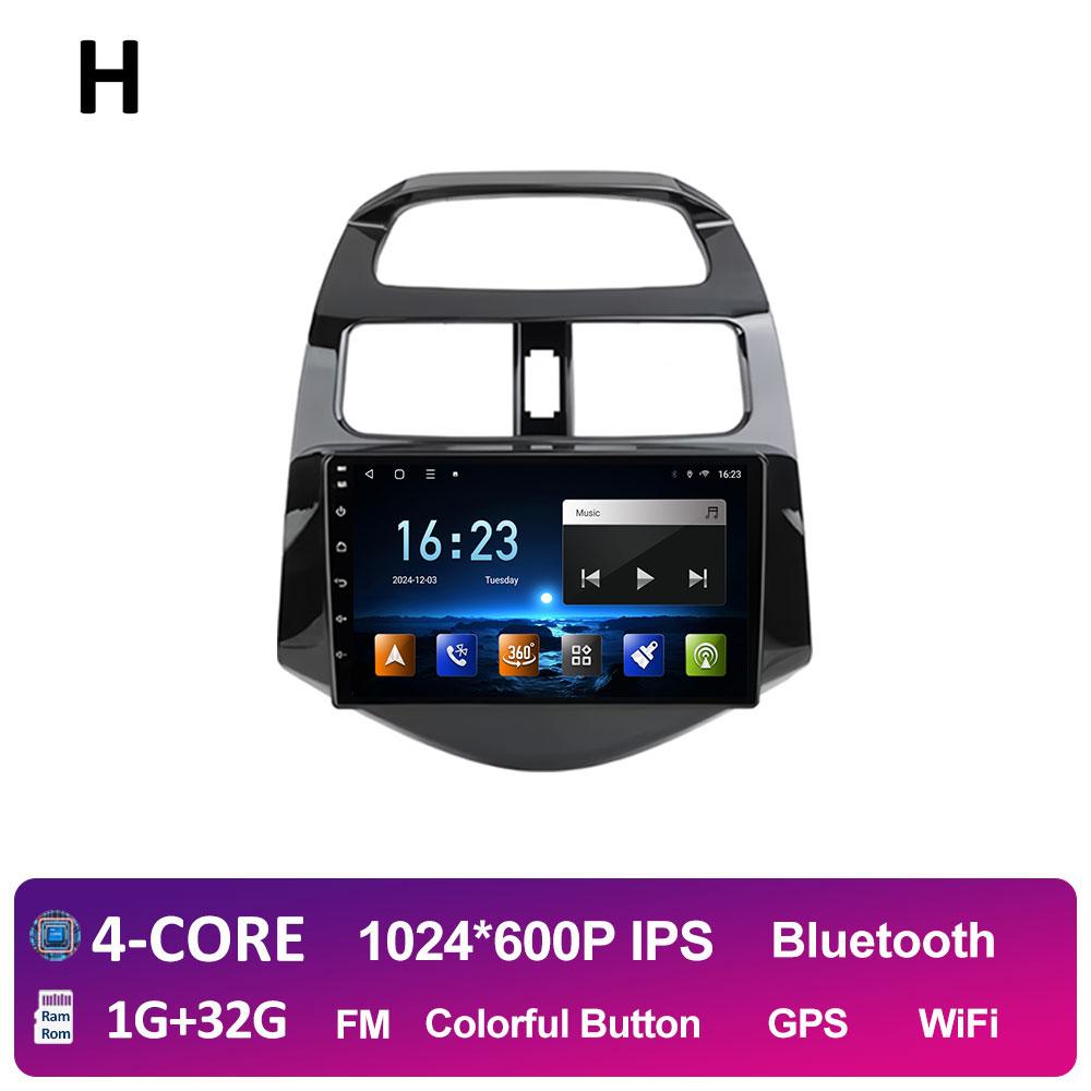 Android 14 Автомобильное видео для Chevrolet Spark Beat Matiz Creative 2010 2011 2012 2013 2014 Радиоплеер GPS Навигация Авто Инструменты 4G
