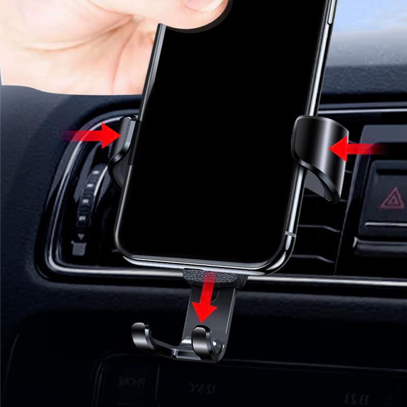 1PCS Gravity Car Phone Holder Air Vent GPS Stand Accessories For Mercedes Benz AMG GLE GLS GLC CLA GLB ML W204 W206 W205 W212 W203