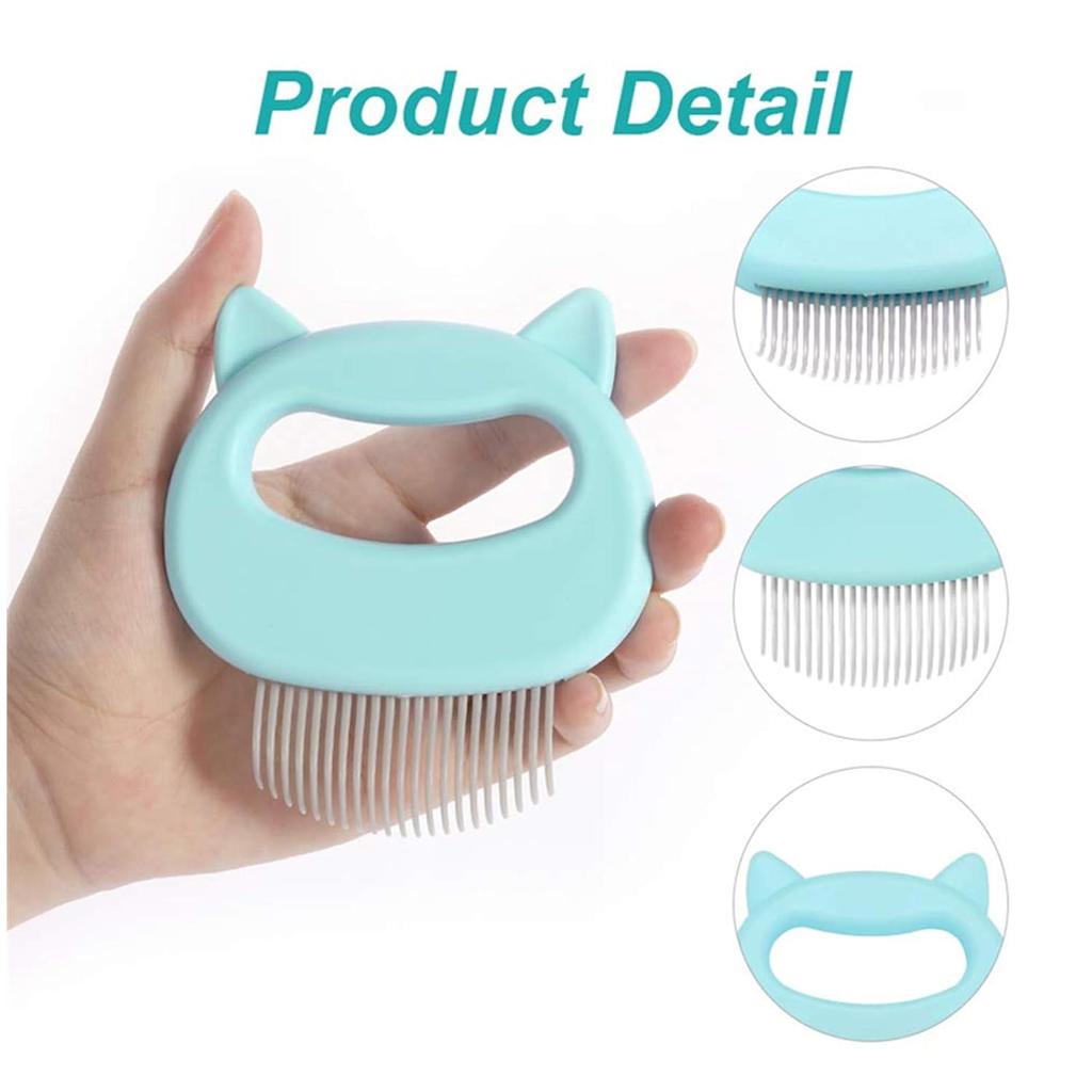 3 Pcs Cat Dog Comb Pet Hair Grooming Massage Comb, Cat Dog Hair Shedding Brush Pet Shell Comb for Removing Matted Tangled Fur and Loose Hair