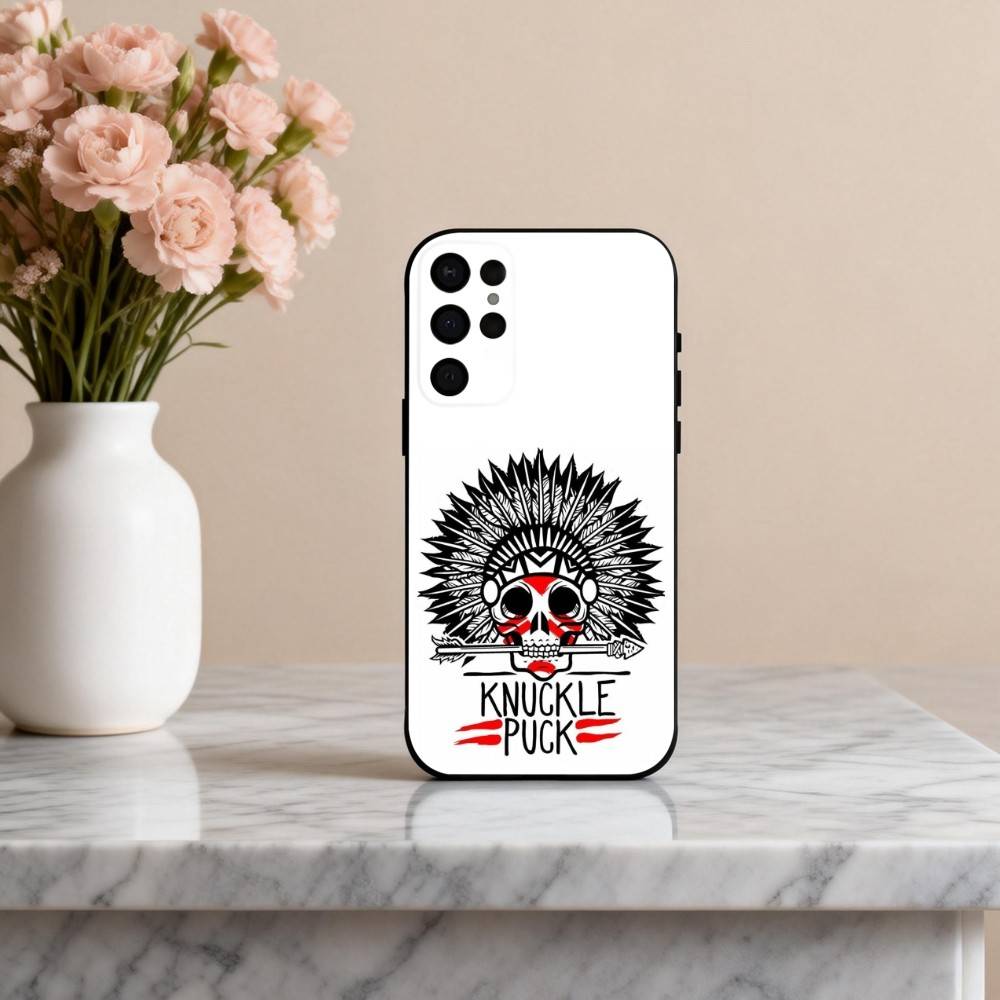 Поп-рок K-Knuckle P-Puck Band Чехол для телефона для Samsung S25,24,23,22,30,21,10,9,Ultra,Plus,Lite,FE,4,5 G Мягкий черный чехол