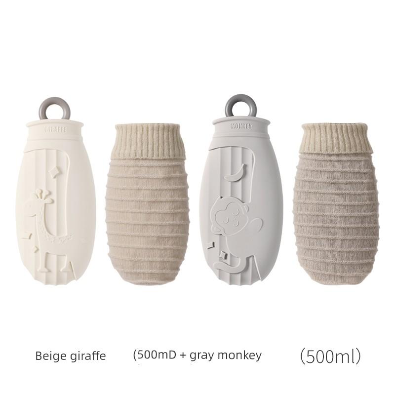Fasola Warm Water Bottle Hand Warmer Magic Device, Thickened Explosion-Proof Water-Filled Hot Water Bag for Women, Small Size, Waist Warmer, Hot