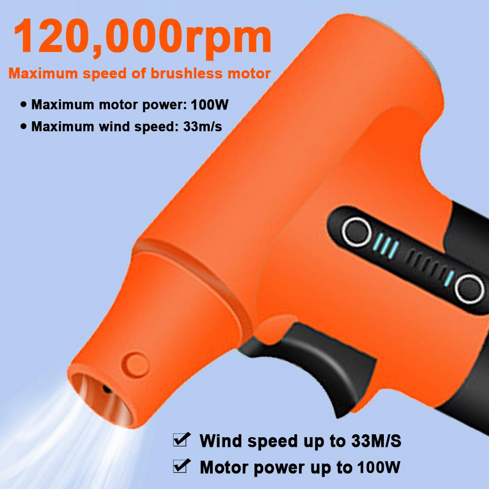 Handheld Brushless Motor Jet Fan 120,000RPM Turbofan High Power Dust Blower Compressed Air Duster