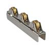 8mm/10mm Sliding Door Roller Clamp Stainless Steel Wheel Pulley Rollers For Bathroom Glass Door Shop Display Cases Wardrobe