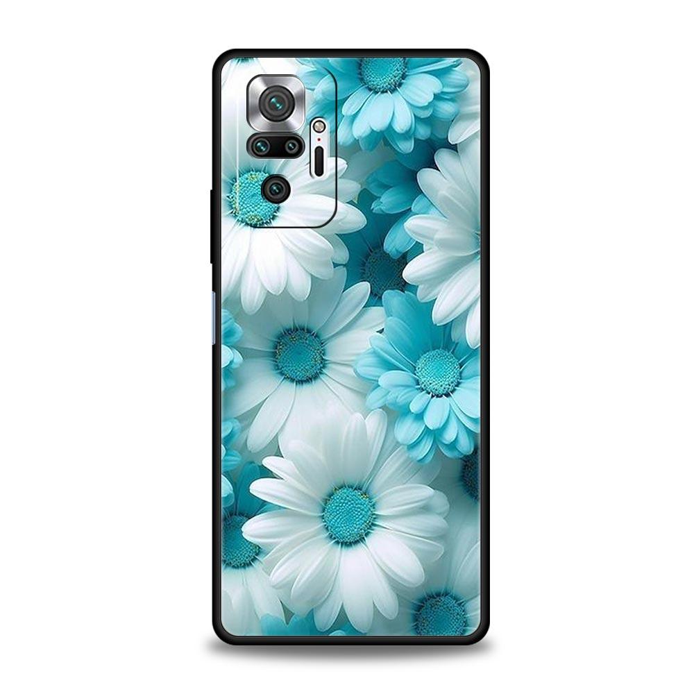 Чехол для телефона 'Красивые цветы и листья' для Xiaomi Redmi Note 14 13 12 5G 9S 9 10 11 Pro Plus 9T 14C 13C 12C 10C 9C 9A Мягкий чехол