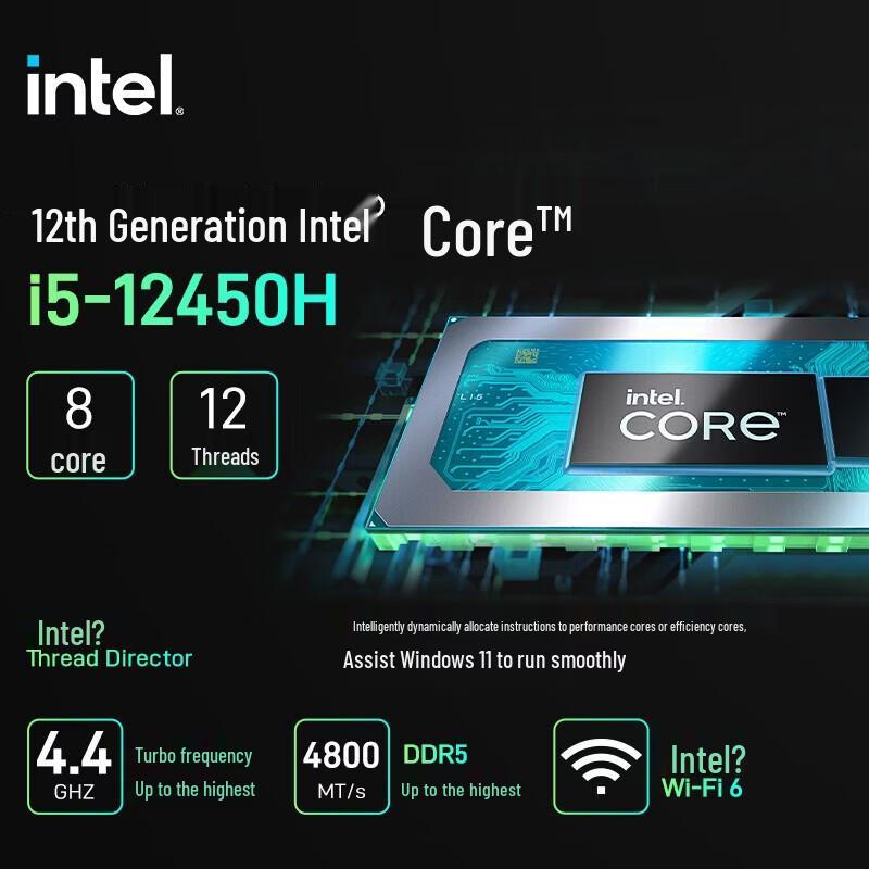 Игровой ноутбук Hasee Zhanshen S8 15,6 дюйма (i5-12450H, RTX 3050) (Китайская версия)