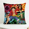 One Piece Character Pillowcase Decorative Cushion Cover For Sofa Living Room Bedroom Sleeping And Indoor Home Accent