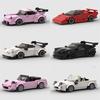 MOC Speed Технический Автомобиль Полицейский Пикап Супер Гоночный Автомобиль Модель Строительный Блок Гоночный Спорт Кирпич Игрушка Рождественский Подарок Город
